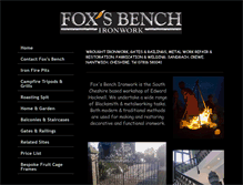 Tablet Screenshot of foxsbench-ironwork.co.uk